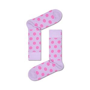 Ponožky Happy Socks Big Dot Sock fialová barva