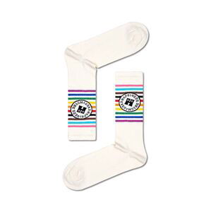 Ponožky Happy Socks Pride Happiness Everywhere Sock bílá barva