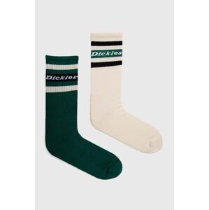Ponožky Dickies 2-pack zelená barva