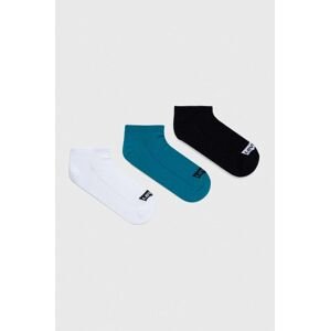Ponožky Levi's 3-pack tyrkysová barva