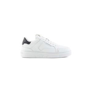 Kožené sneakers boty Emporio Armani bílá barva, X3X188 XF724 D611