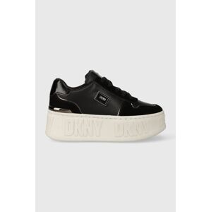 Sneakers boty Dkny Lowen černá barva, K3361202