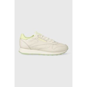 Kožené sneakers boty Reebok Classic CLASSIC LEATHER bílá barva