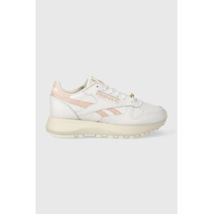 Kožené sneakers boty Reebok Classic CLASSIC LEATHER bílá barva