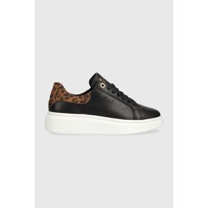 Kožené sneakers boty Barbour B.Intl Amanza černá barva, LFO0610BK32