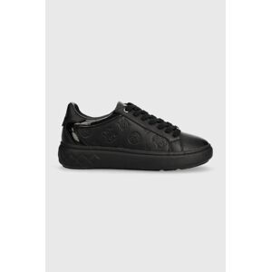 Sneakers boty Guess RACHYL černá barva, FL8RAC LEA12