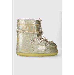 Sněhule Moon Boot ICON LOW GLITTER zlatá barva, 14094400.004