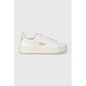 Kožené sneakers boty Lacoste CARNABY PLAT 223 1 SFA bílá barva, 46SFA0033