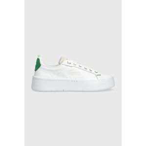 Kožené sneakers boty Lacoste CARNABY PLAT 223 2 SFA bílá barva, 46SFA0034