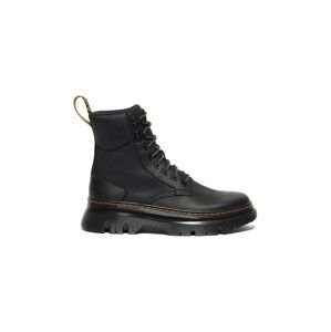 Kožené kotníkové boty Dr. Martens Tarik dámské, černá barva, na plochém podpatku, DM27021001