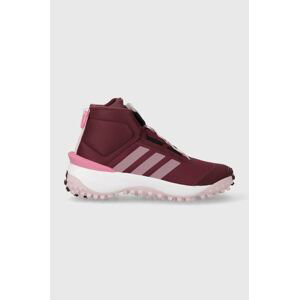 Dětské boty adidas FORTATRAIL BOA K růžová barva