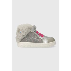 Dětské sneakers boty Agatha Ruiz de la Prada stříbrná barva