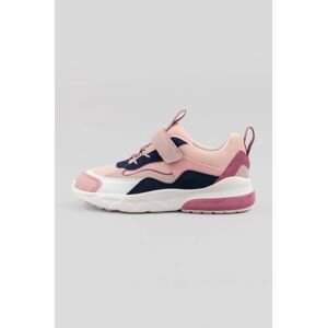 Dětské sneakers boty zippy růžová barva