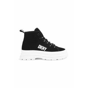 Dětské sneakers boty Dkny černá barva