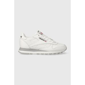 Dětské sneakers boty Reebok Classic CL LTHR bílá barva