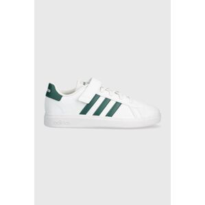 Dětské sneakers boty adidas GRAND COURT 2.0 EL bílá barva