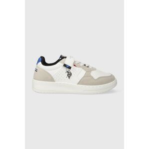 Dětské sneakers boty U.S. Polo Assn. bílá barva