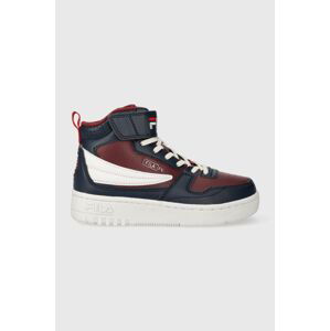 Dětské sneakers boty Fila FXVENTUNO velcro mid tmavomodrá barva