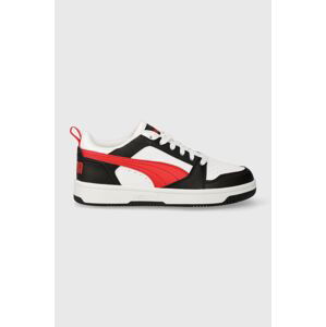 Dětské sneakers boty Puma Rebound V6 Lo Jr červená barva