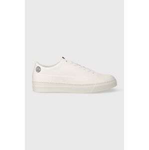 Kožené sneakers boty Barbour Lago bílá barva, MFO0698WH12