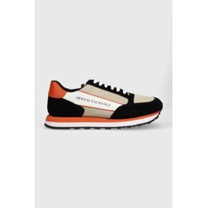 Sneakers boty Armani Exchange černá barva, XUX083.XV263.T079