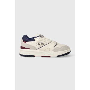 Kožené sneakers boty Lacoste LINESHOT 223 3 SMA béžová barva, 46SMA0088