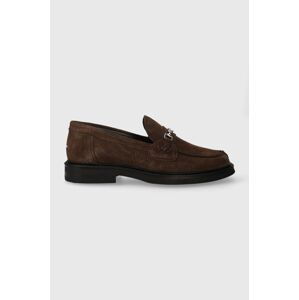 Semišové mokasíny Filling Pieces Loafer Suede pánské, hnědá barva, 44222791909