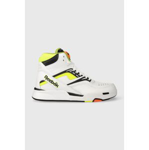 Kožené sneakers boty Reebok Pump TZ bílá barva