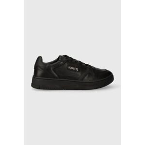 Kožené sneakers boty Karl Lagerfeld KREW KL černá barva, KL53020