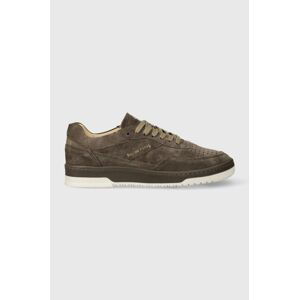 Semišové sneakers boty Filling Pieces Ace Suede zelená barva, 70022791108