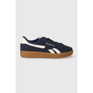 Semišové sneakers boty Reebok Classic CLUB C tmavomodrá barva, IE1477.100033074