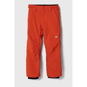 Dětské lyžařské kalhoty Quiksilver ESTATE YTH PT SNPT oranžová barva