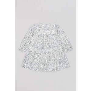 Dívčí šaty zippy bílá barva, mini
