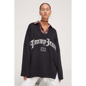 Svetr Tommy Jeans dámský, černá barva, DW0DW16530