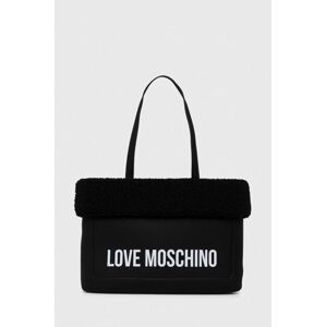 Kabelka Love Moschino černá barva