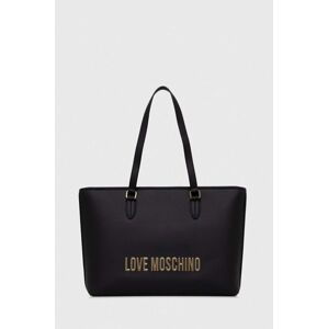 Kabelka Love Moschino černá barva