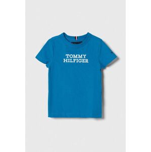 Dětské bavlněné tričko Tommy Hilfiger s potiskem