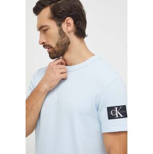 Bavlněné tričko Calvin Klein Jeans s aplikací