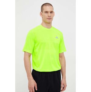 Běžecké tričko adidas Performance Ultimate zelená barva