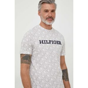 Bavlněné tričko Tommy Hilfiger bílá barva