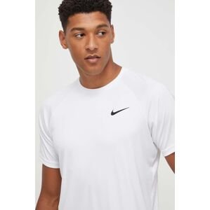 Tréninkové tričko Nike bílá barva