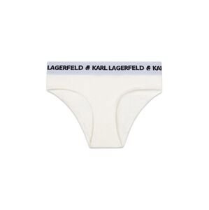 Dětské kalhotky Karl Lagerfeld (2-pack) bílá barva