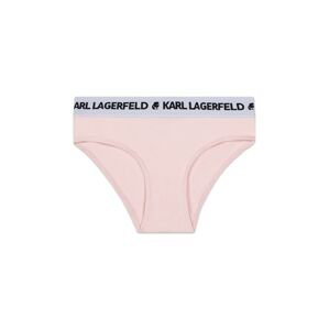 Dětské kalhotky Karl Lagerfeld (2-pack) růžová barva