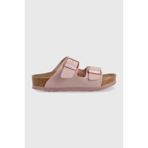 Dětské pantofle Birkenstock fialová barva