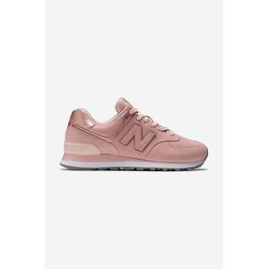 Sneakers boty New Balance WL574NK2 růžová barva, WL574NK2-NK2