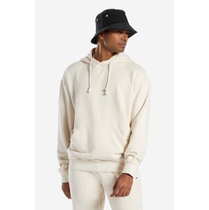 Bavlněná mikina Reebok Classic Nd FT Hoodie pánská, béžová barva, s kapucí, hladká, HS9141-cream