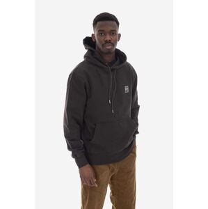 Bavlněná mikina Filling Pieces Hoodie Lux pánská, černá barva, s kapucí, hladká, 80613731268-BLACK