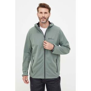 Outdoorová bunda Jack Wolfskin Feldberg Hoody zelená barva