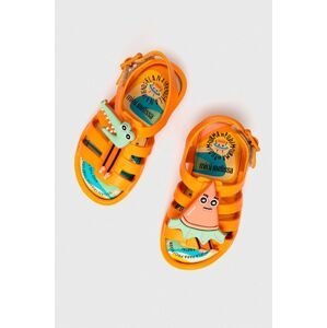 Dětské sandály Melissa oranžová barva
