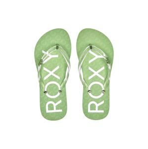 Dětské žabky Roxy zelená barva